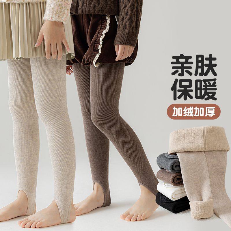 女童打底裤秋冬季加绒加厚连裤袜儿童灰色一体绒韩版竖条纹踩脚袜,童装/婴儿装/亲子装,儿童袜子(0-16岁),淘宝优惠券,粉丝福利购,淘宝优惠卷