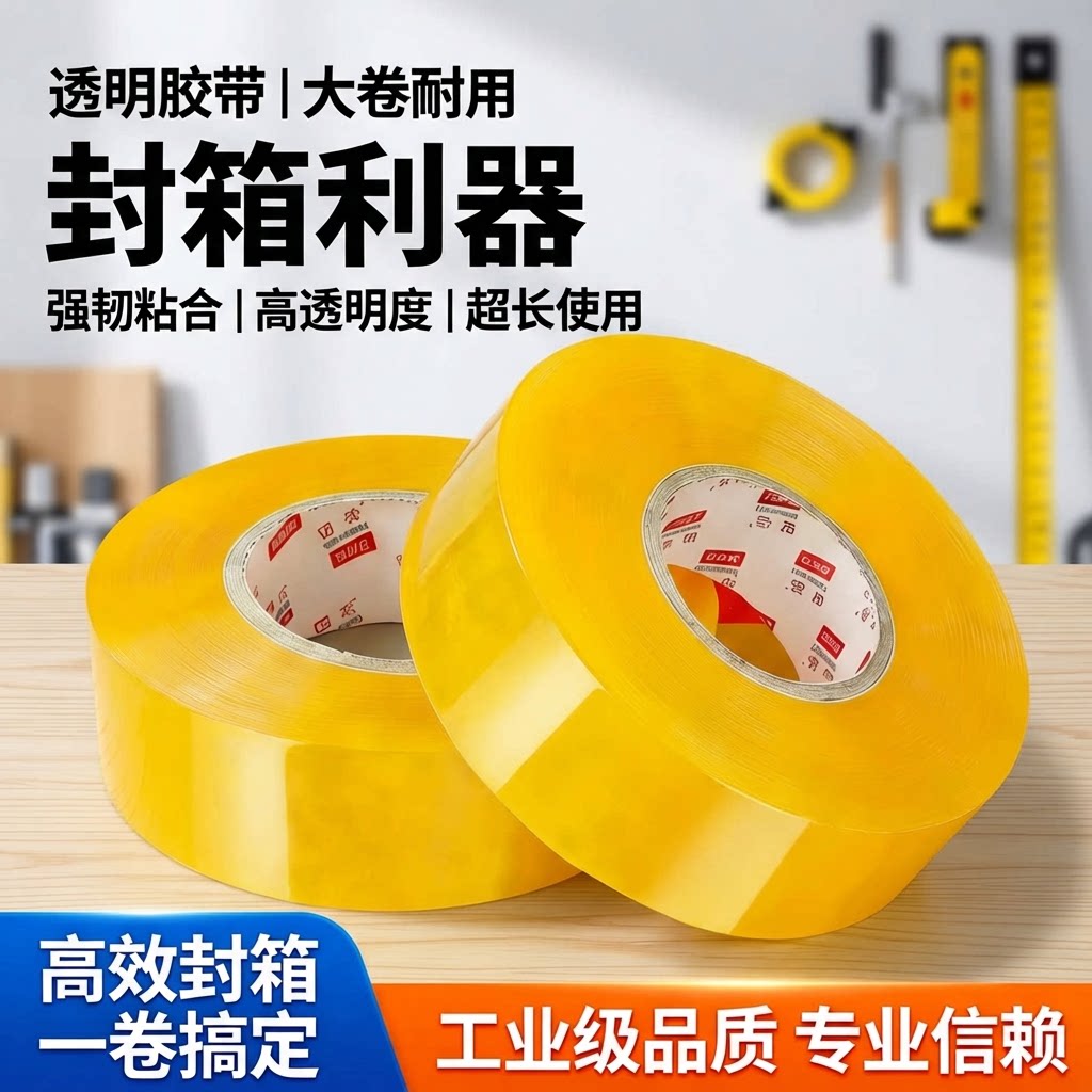 大卷透明胶带工厂批发价格直销价