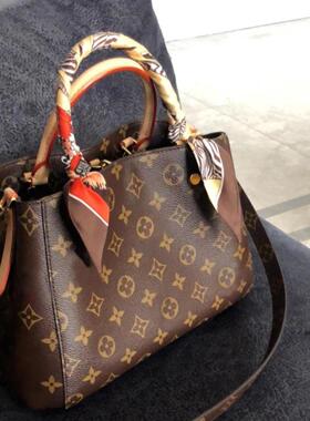 lv5&vv20绑手提包手柄保护丝巾speedy25飘带窄细真丝缠绕把手丝带