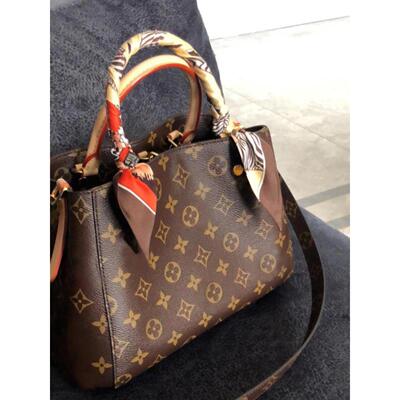 lv5&vv20绑手提包手柄保护丝巾speedy25飘带窄细真丝缠绕把手丝带