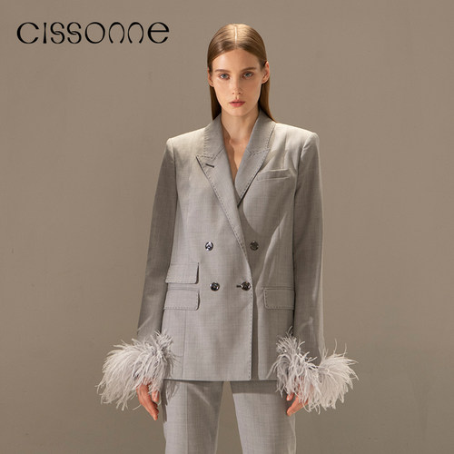 CISSONNE赛颂女装羊毛外套