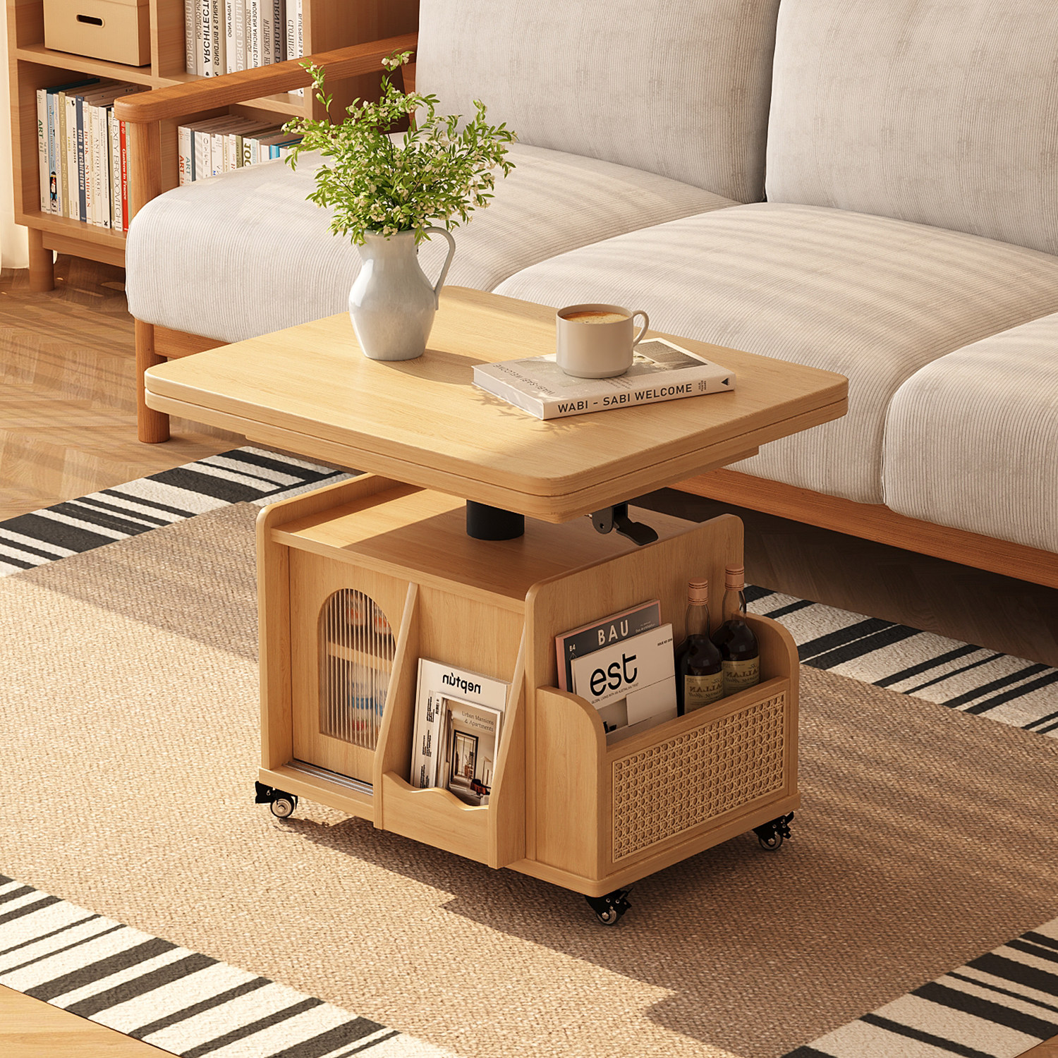 可移动边几沙发边柜客厅家用茶几小桌子轻奢精致感茶台置物架餐桌,住宅家具,角几/边几,淘宝优惠券,粉丝福利购,淘宝优惠卷