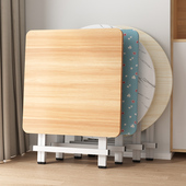 可折叠桌子简易出租屋餐桌家用可携式 吃饭饭桌圆桌摆摊户外小方桌