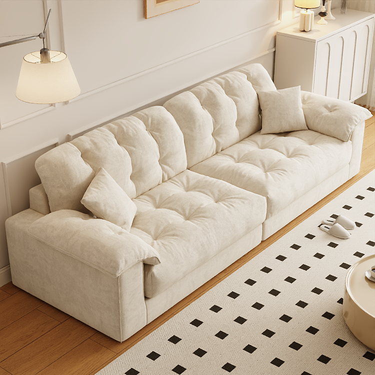 奶油风布艺沙发/政府补贴特惠