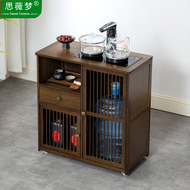 Bàn trà di động, xe đẩy trà, tủ trà gia đình, bàn trà nhỏ gỗ nguyên khối, bàn café, bộ trà kung fu, ấm đun nước, tủ tích hợp bàn trà cao cấp