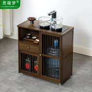 Bàn trà di động, xe đẩy trà, tủ trà gia đình, bàn trà nhỏ gỗ nguyên khối, bàn café, bộ trà kung fu, ấm đun nước, tủ tích hợp bàn trà cao cấp