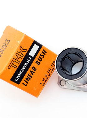 日本THK进口精密圆法兰直线轴承LMF10 12 16 20 25 30 40L M UU