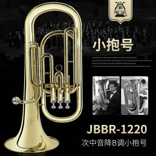 津宝JBBR-1220次中音号降b调小抱号三立健学校专业演奏