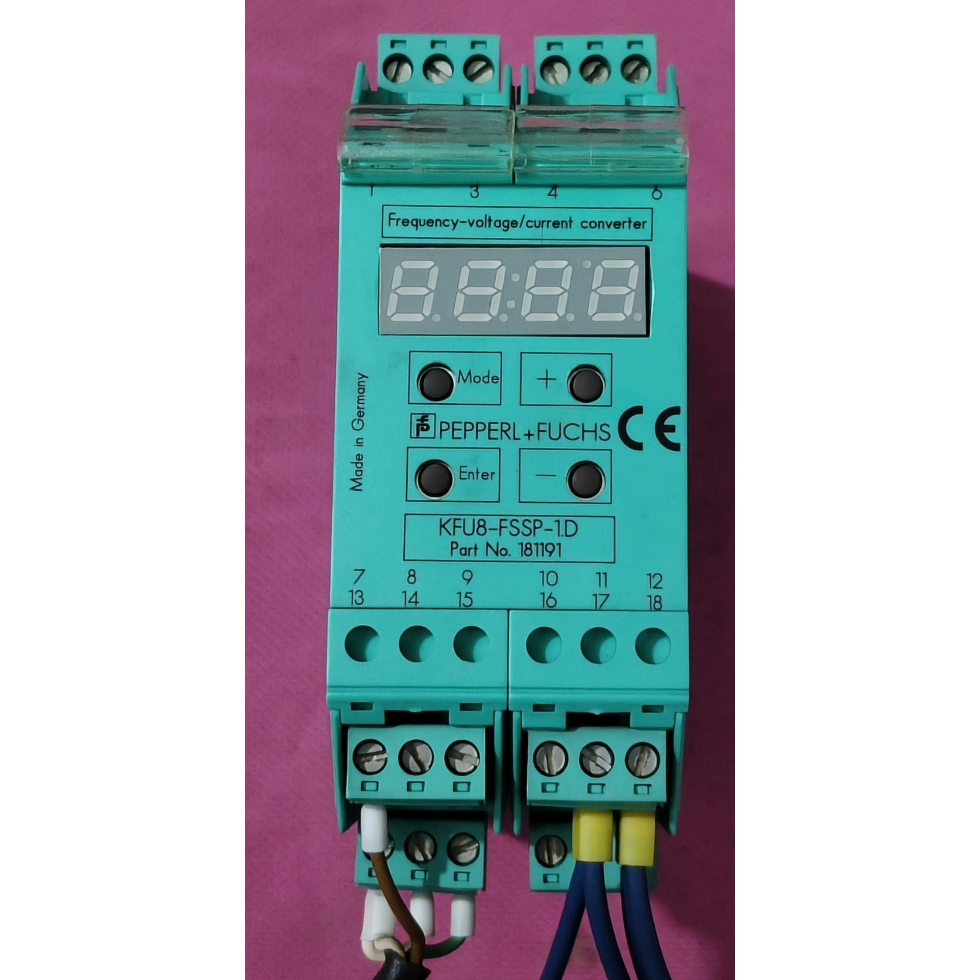 德国倍加福频率电压电流转换器,型号KFU8-FSSP-1D,议价产品