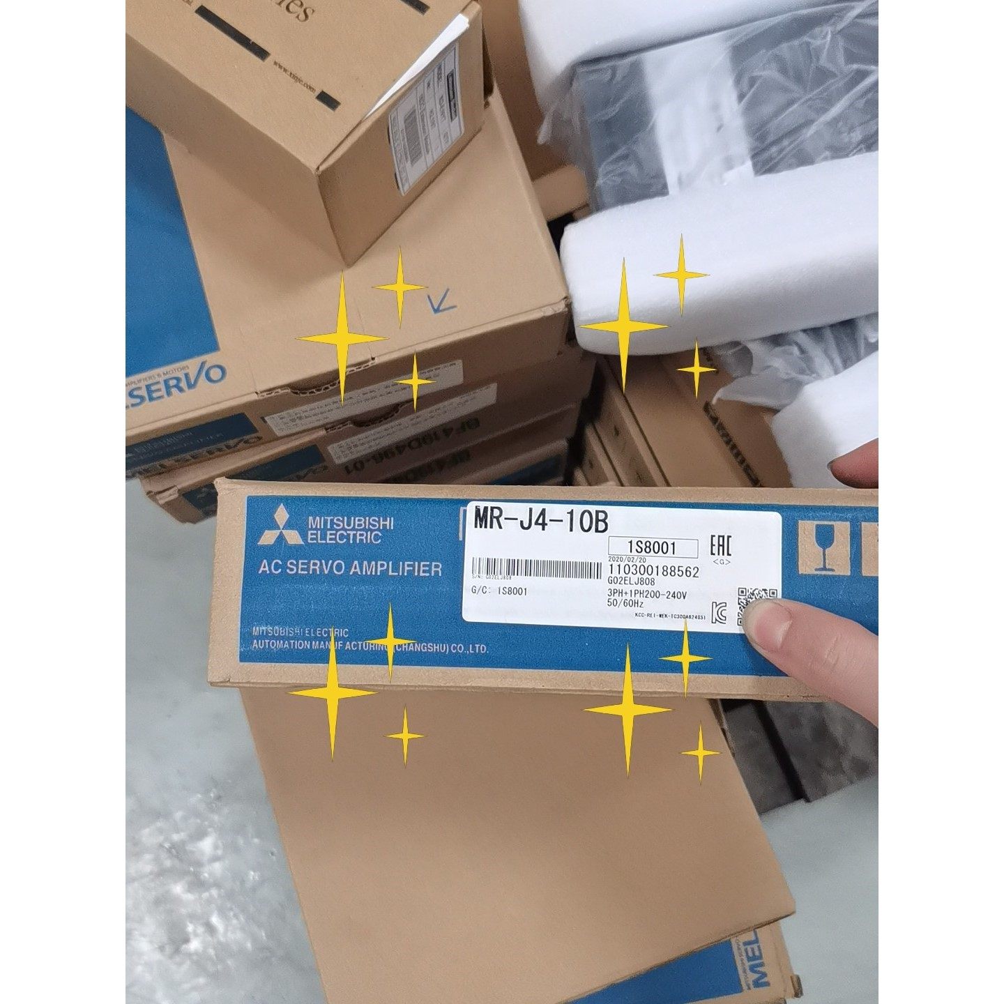 伺服驱动器MR-J4-10B,全新原装,3PH+1P议价产品