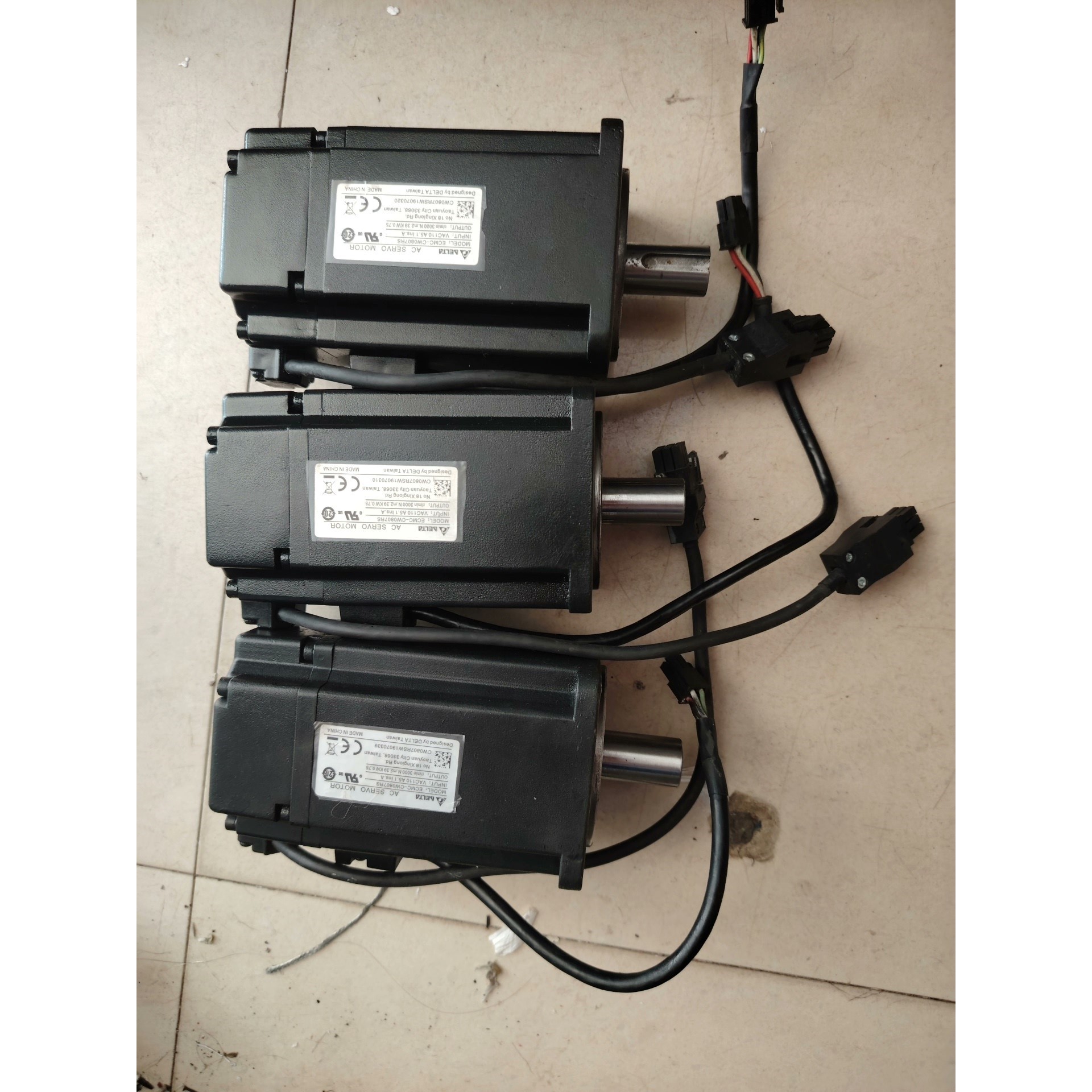 台达伺服电机ECMC-CW0807RS,0.75KW功率,输议价产品