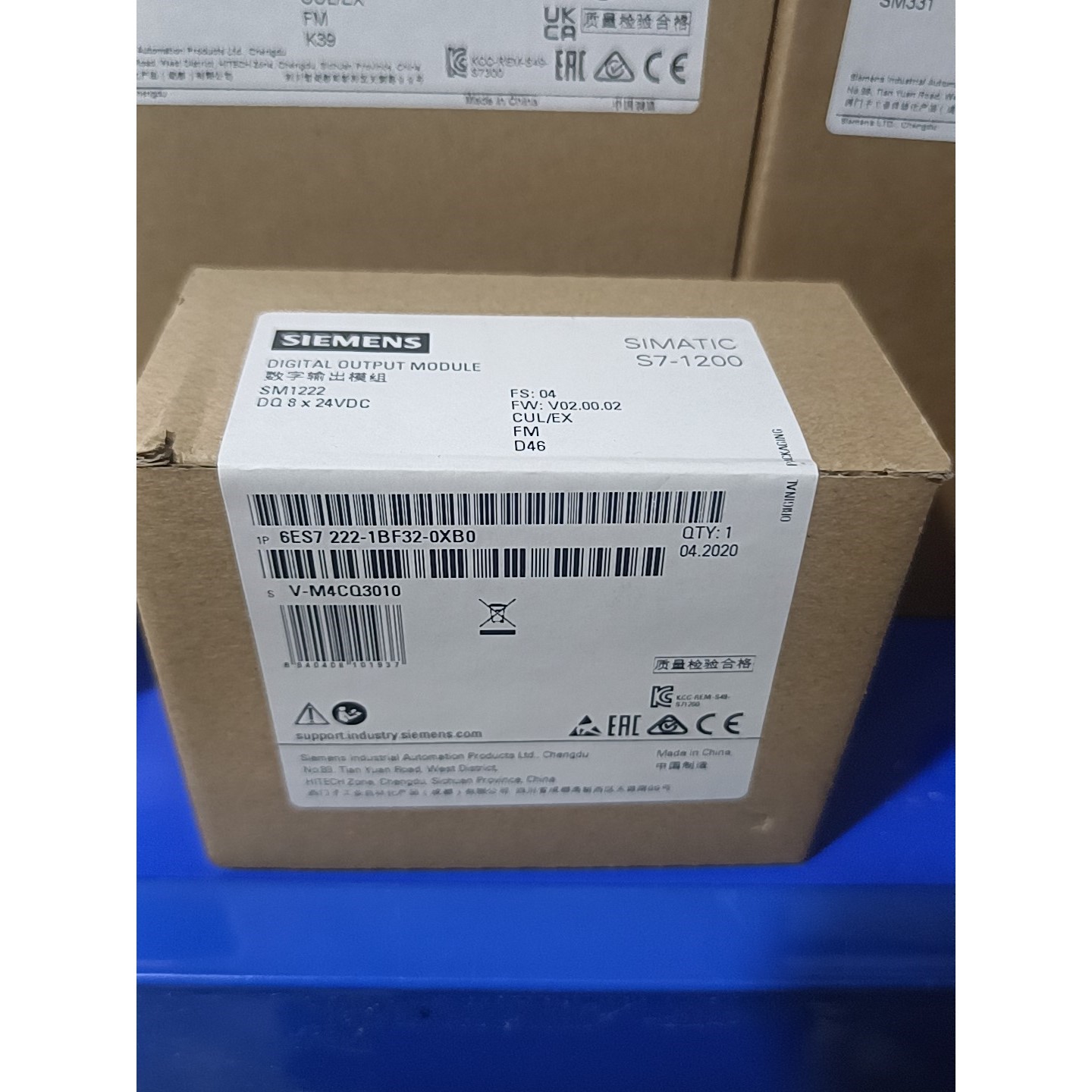 6ES7222-1BF32-0XB0 全新原装正品实物图现货议价产品