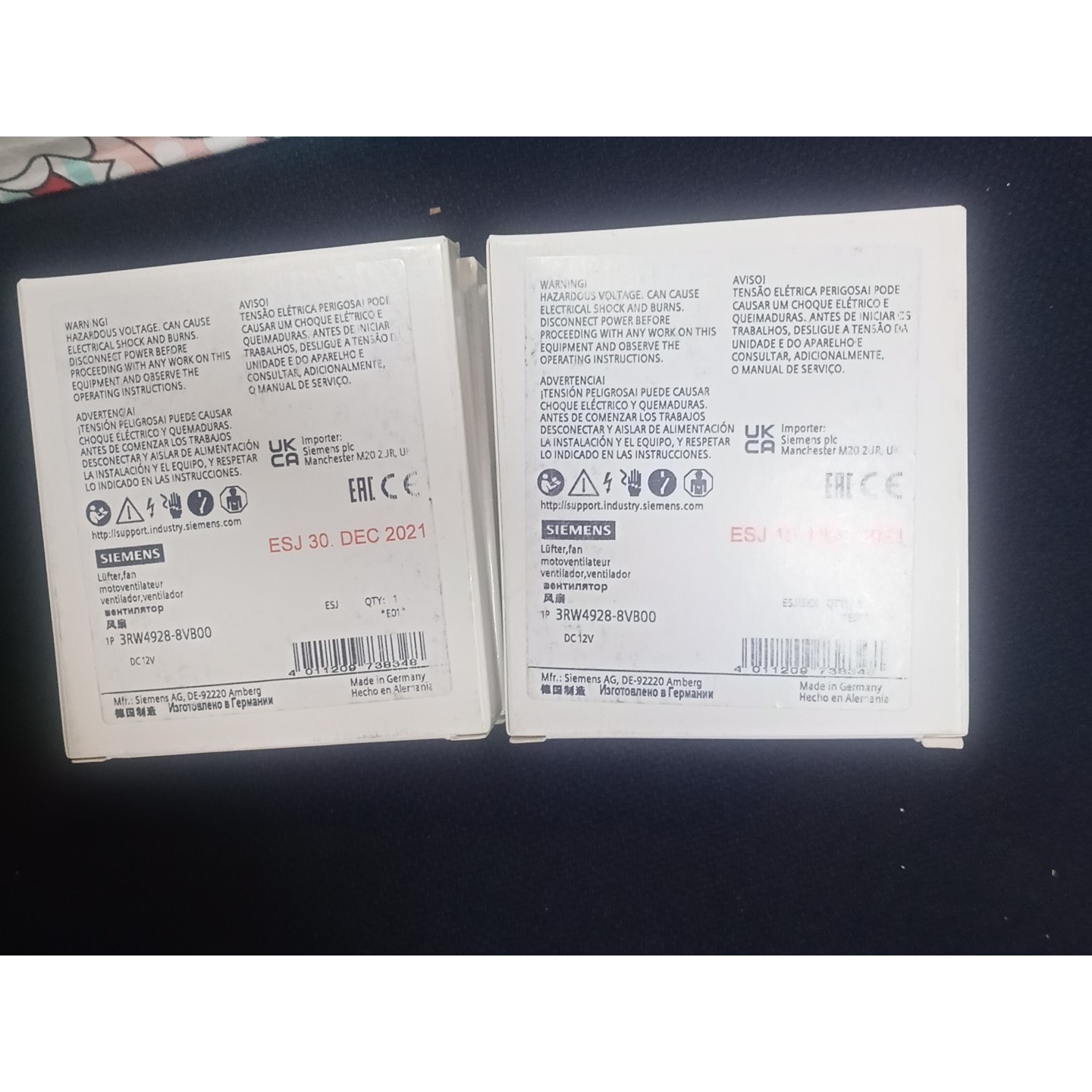 风扇3RW4928-8VB00现货实拍,全新原装,议价产品