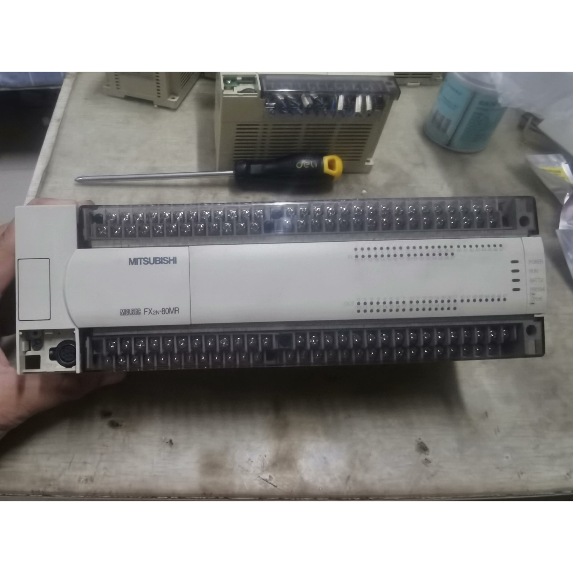 原装PLC FX2N-80MR-001 功能包好,成色如议价产品