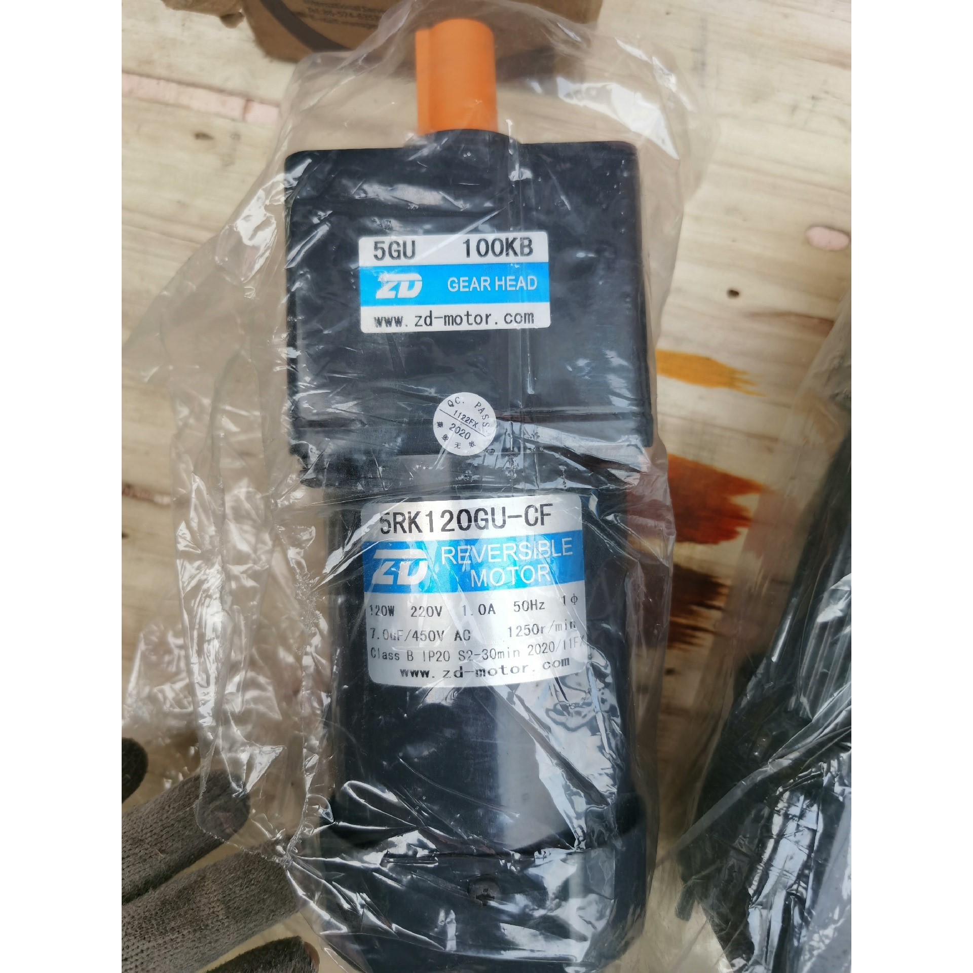 CTG中大交流减速电机5RK120GU-CF配100KB减速议价产品