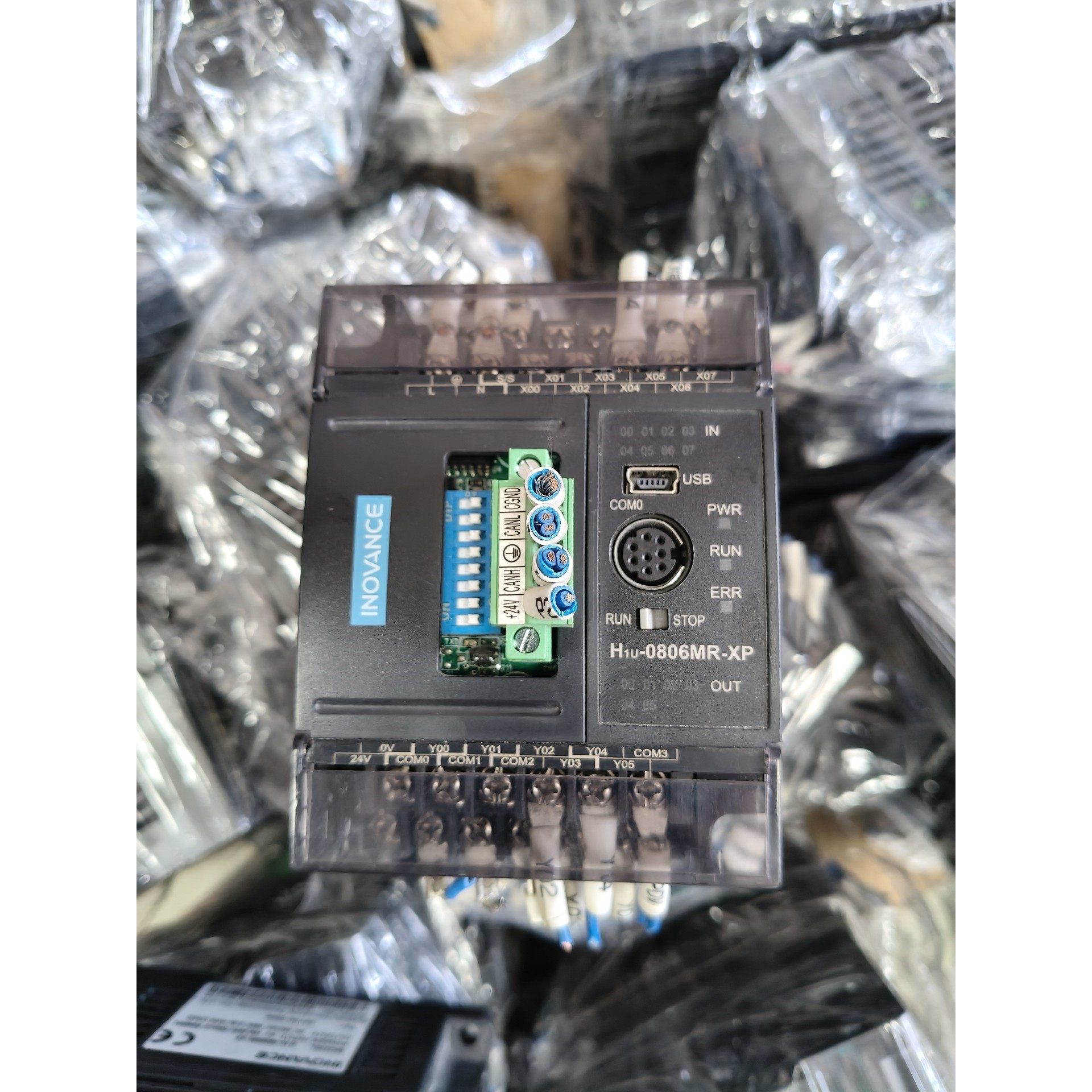 汇川PLC加通讯口模块成色漂亮功能包好测试好发货质保议价产品