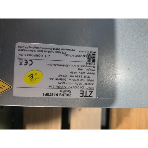 出ZXEPS R4875F1整流模块,设备参数、功能议价产品