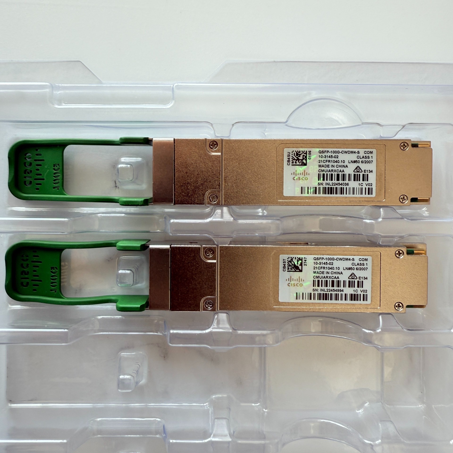 QSFP-100G-CWDM4-S思科光模块,型号10-31议价产品