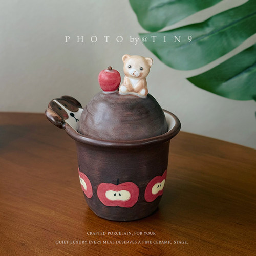 独特漂亮咖啡杯手握杯高颜值复古咖啡杯设计感小众拿铁杯日式杯子
