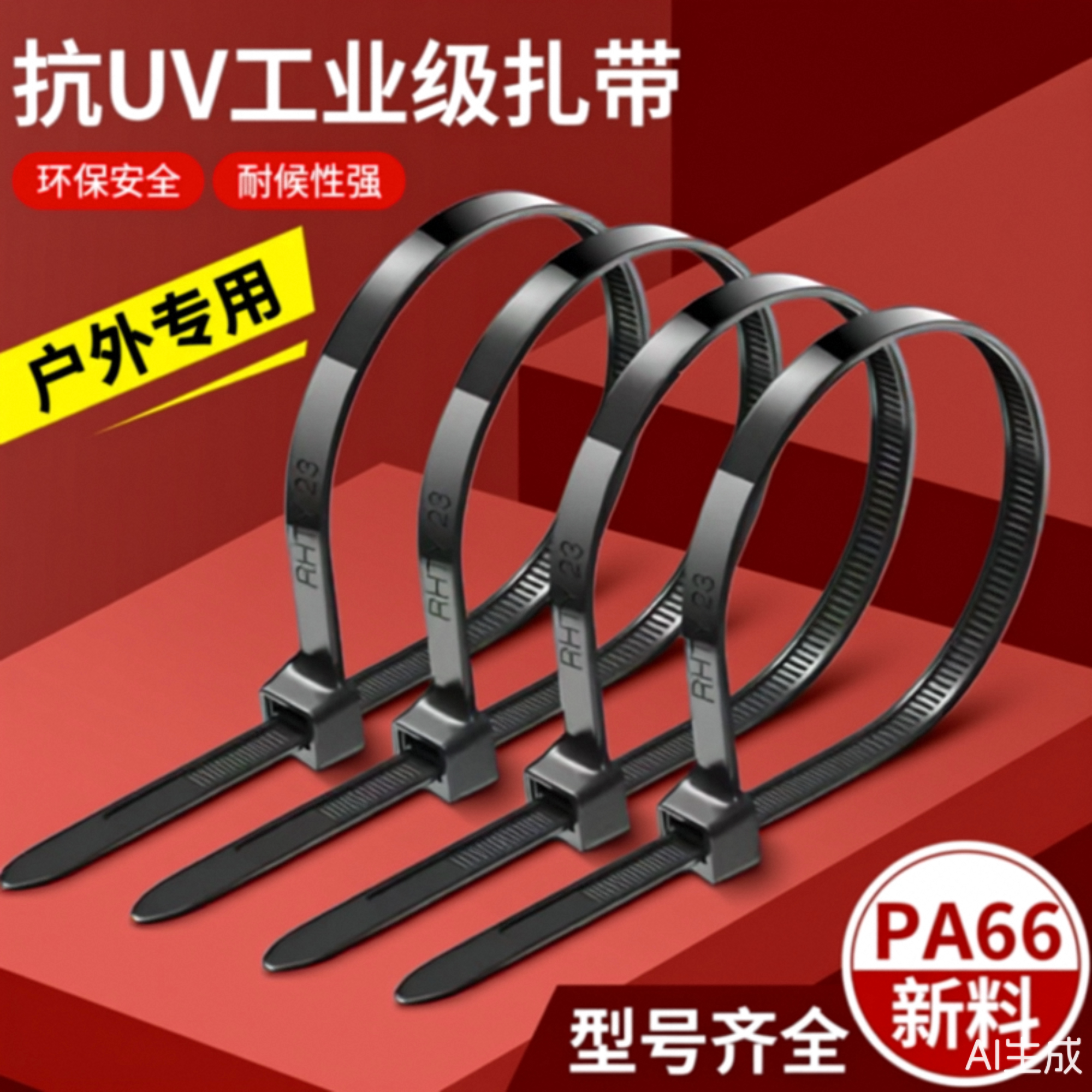 户外用防晒耐老化扎带高韧性尼龙图片