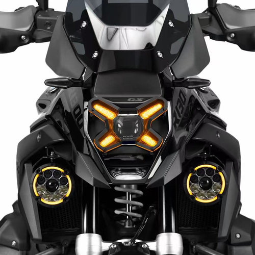 2024 R1300GS大灯保护罩 适用宝马R1300GS 大灯防护罩 黄色透明罩