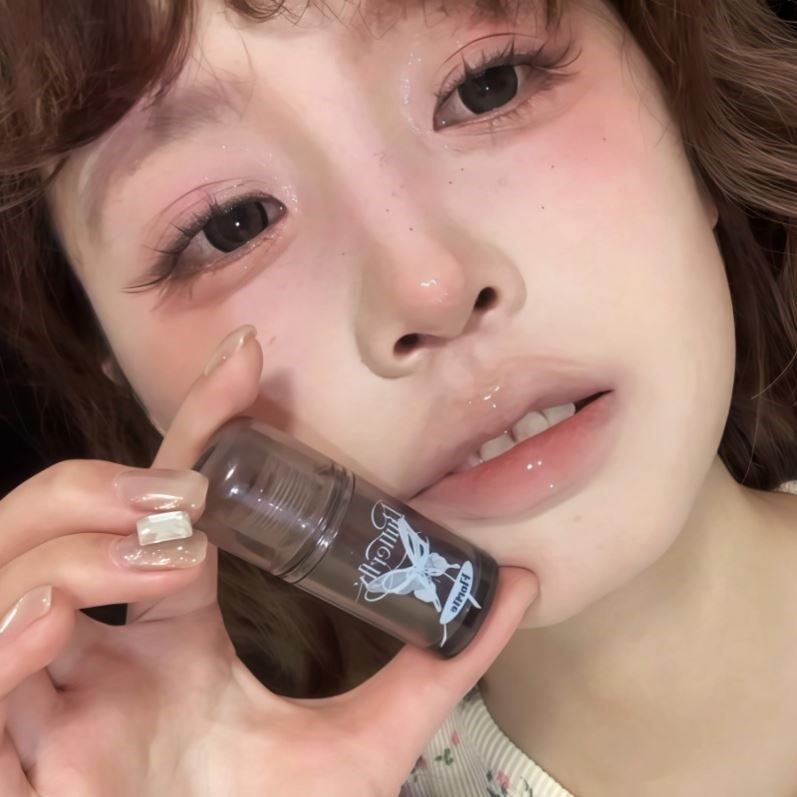 花洛莉亚唇蜜双生小蝴蝶结镜面水光唇釉裸色系女口红素颜淡妆学生
