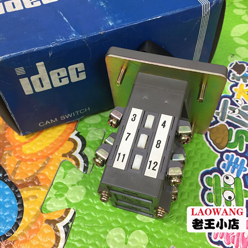 UCSQO CS-10原装库存日本IDEC选择开关5档凸轮开关C3003S2