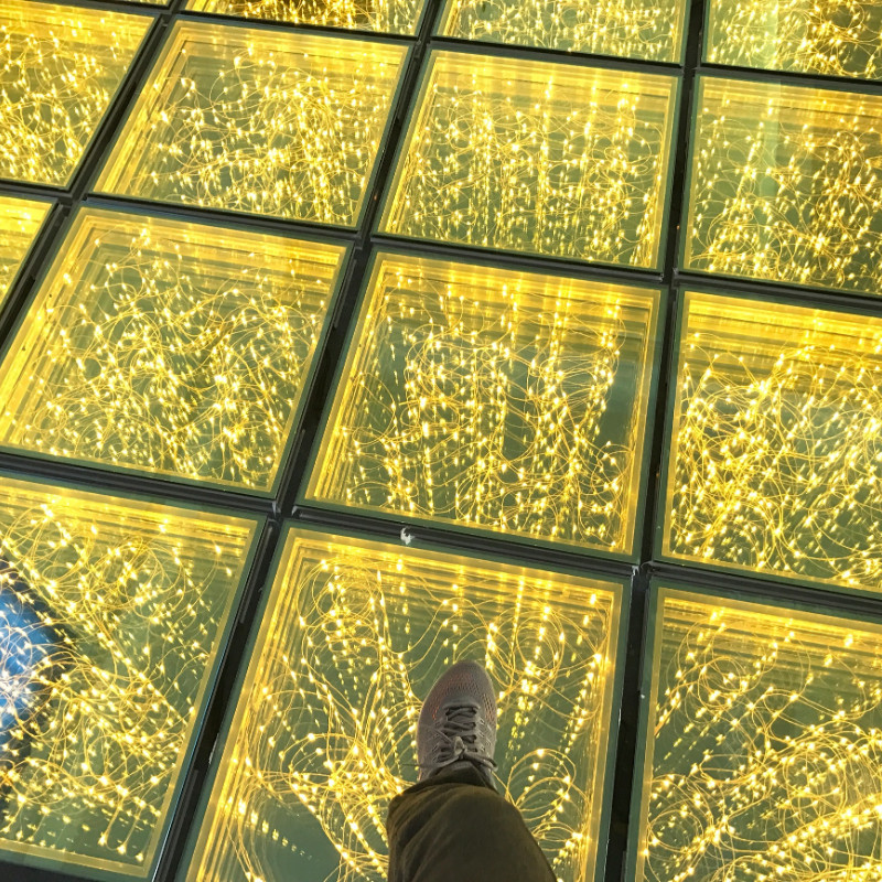 厂家繁星地板灯led灯镜面黄金麦穗地板灯繁星深渊灯户外婚礼装饰