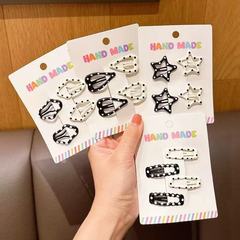 儿童春季新款星星碎发发夹女童前额刘海BB夹侧边夹小女孩发卡头饰