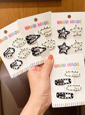 儿童春季新款星星碎发发夹女童前额刘海BB夹侧边夹小女孩发卡头饰