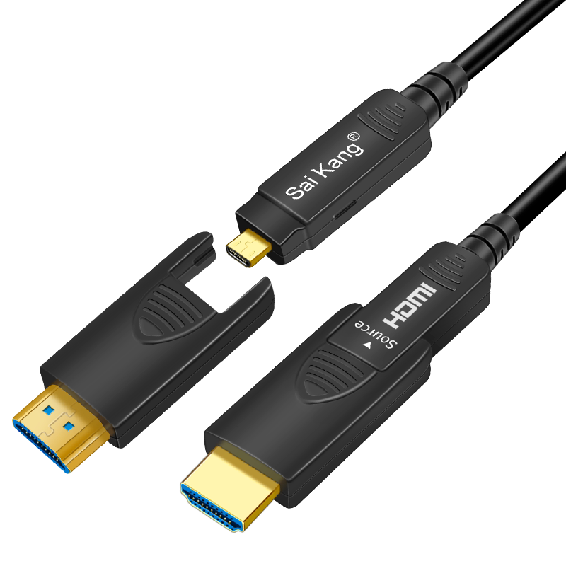 光纤hdmi大小双头管款2.04k高清