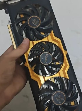 议价迪兰R9 270x 2G 显卡 能点亮 被维修过 温度高了