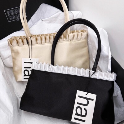 hai法式小众轻奢花边手提腋下包