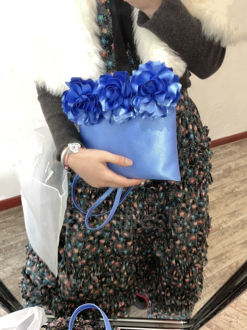 planforotherday花朵单肩小方包