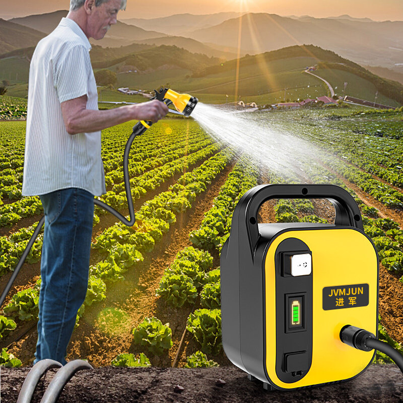 充电式农村菜园菜地浇水浇菜锂电池神器家用农用灌溉抽水泵浇水机