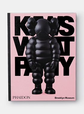 【现货】考斯设计作品集 粉黑色封面 Kaws What Party (Black on Pink edition)