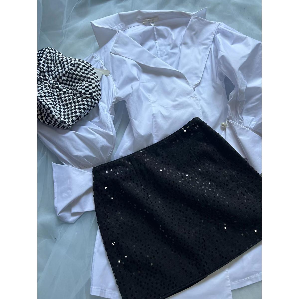 23修身牛仔短裙子女裙休闲牛仔裙