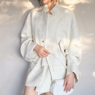 11 niseey设计师品牌2024秋冬加棉保暖外套短裤套装洋气高级女装