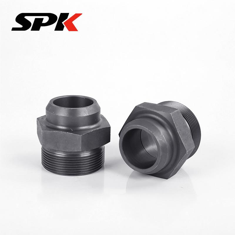 标准H型直通油管液压焊接头1CW卡套式24度锥密封SV焊接接头