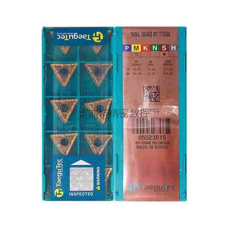 韩国特固克 Taegutec数控刀片 TNMG160408-MT TT5080 加工钛合金