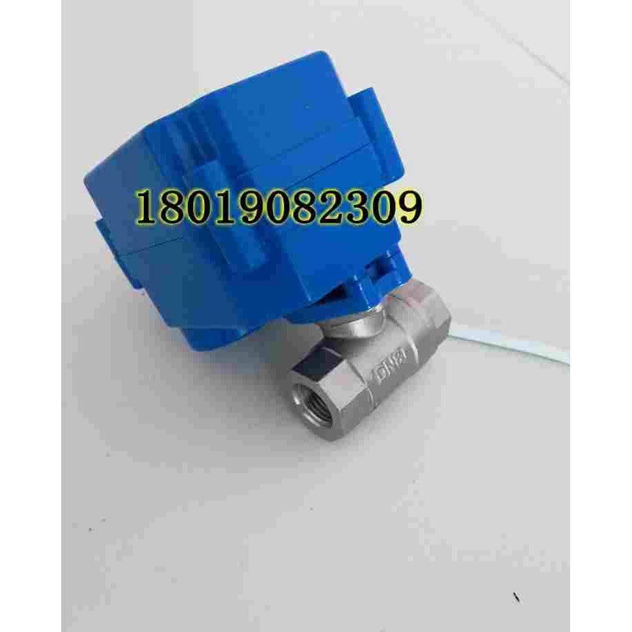 CWX-15N CR04 AC220V微型电动球阀内螺纹不锈钢 DN8 10 15 20 25