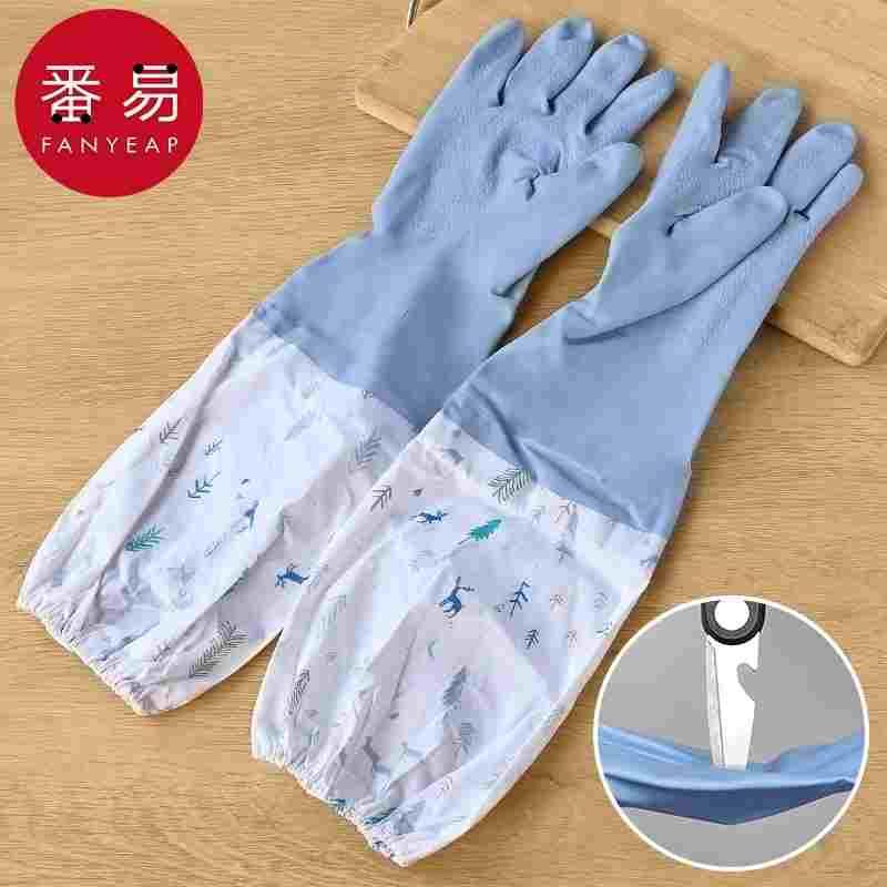 手套/洗碗A1P42-加厚橡胶手套女耐用耐磨洗碗洗菜洗碗手套女防