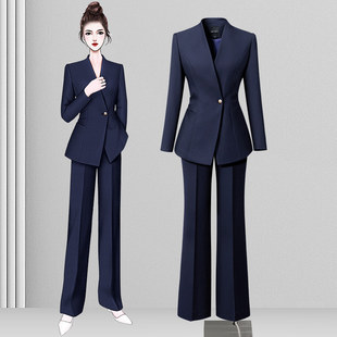 高端西装套装女酒店经理工作服修身干练气质通勤正式场合职业正装