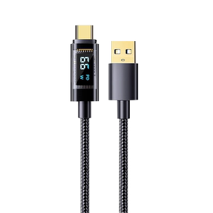 typec数据线适用华为240w超级快充透明数显6a适用vivo小米oppo荣耀mate60pro手机充电线器27w安卓tapyc闪充5A