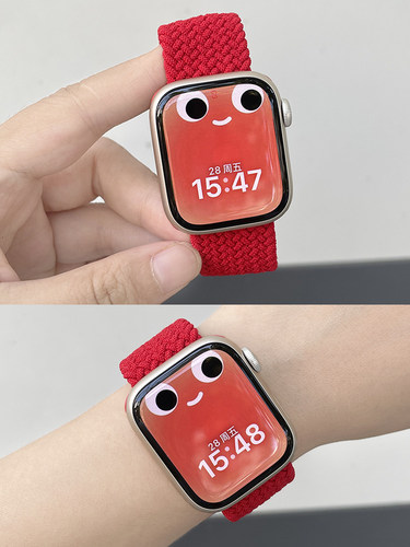 applewatch7/6/se5编织表带