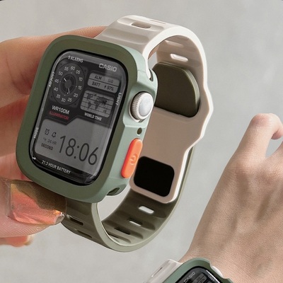 硅胶表带直边全包边腕带表壳表链