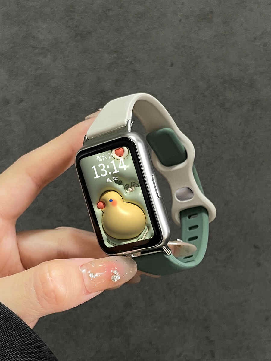 华为fit2硅胶小蛮腰蝴蝶扣