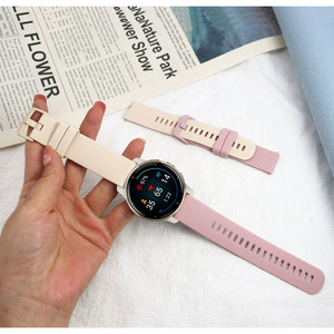 适用Garmin佳明venu2Plus表带Sq2音乐版2s硅胶Move3S/Forerunner965/255S运动Venu3s手表245/645替换腕带男女