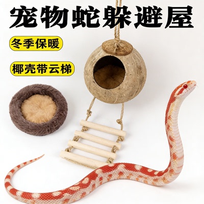 蛇缸保暖躲避屋爬宠造景神器