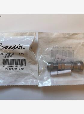 Swagelok世伟洛克QC4 穿板快速接管体1/4in卡SS-QC4-B1-400